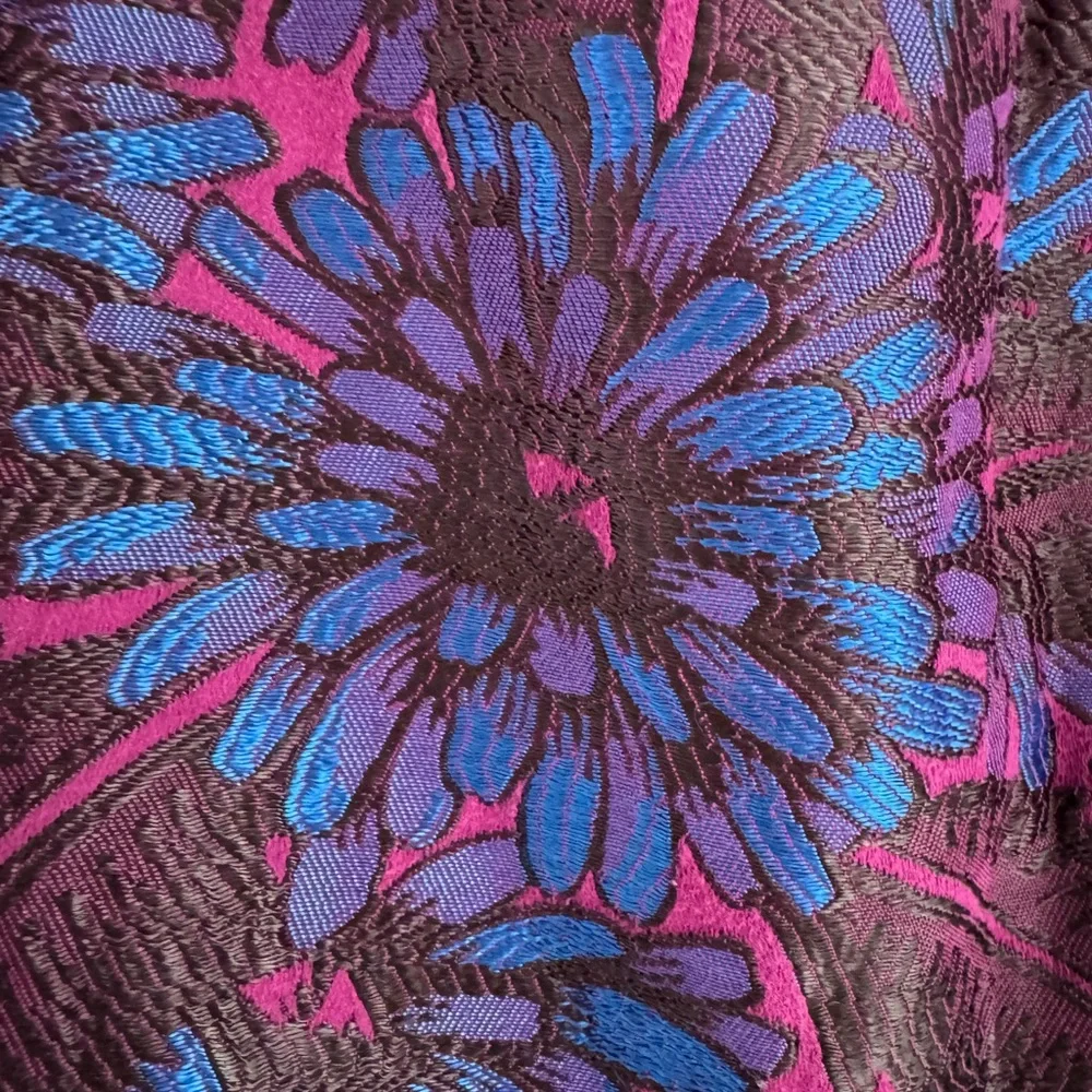 J. CREW Embroidered Print A-Line Mini Skirt Women’s size 2 Cotton Blend Unique